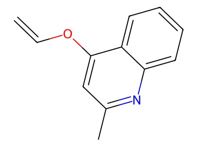 Quinoline, 2-methyl-4-(vinyloxy)- structure