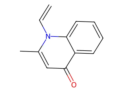4(1H)-Quinolone, 2-methyl-1-vinyl- structure