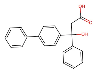 3-((1,1'-Biphenyl)-4-yl)-3-hydroxy-3-phenylpropanoic acid structure