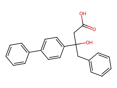 3-((1,1'-Biphenyl)-4-yl)-3-hydroxy-4-phenylbutanoic acid structure