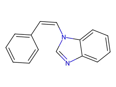 1-Styrylbenzimidazole structure