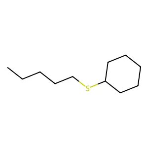Cyclohexane, (pentylthio)- structure