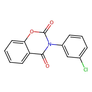 3-(3-Chlorophenyl)-1,3-benzoxazine-2,4-dione structure