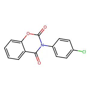 3-(4-Chlorophenyl)-1,3-benzoxazine-2,4-dione structure