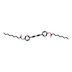 4,4'-Dinonanoyloxydiphenyldiacetylene structure