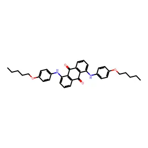 9,10-Anthracenedione, 1,5-bis((4-(pentyloxy)phenyl)amino)- structure