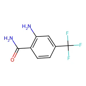 2-氨基-4-(三氟甲基)苯甲酰胺 structure