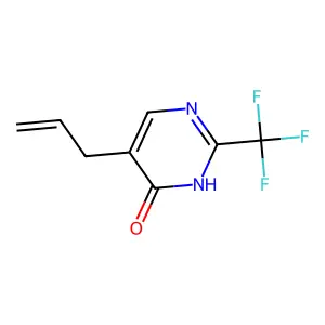 5-(2-Propen-1-yl)-2-(trifluoromethyl)-4(3H)-pyrimidinone structure