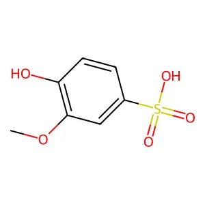 愈创木酚磺酸 structure