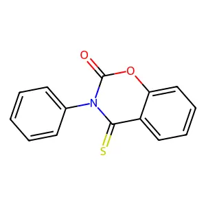 3-Phenyl-4-sulfanylidene-3,4-dihydro-2H-1,3-benzoxazin-2-one structure