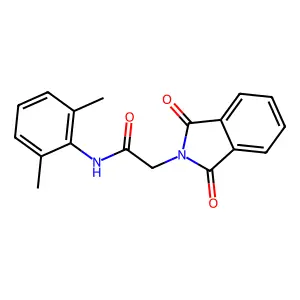 N-(2,6-dimethylphenyl)-2-(1,3-dioxo-1,3-dihydro-2H-isoindol-2-yl)acetamide structure