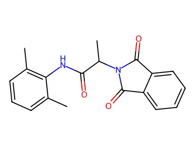 N-(2,6-dimethylphenyl)-2-(1,3-dioxo-1,3-dihydro-2H-isoindol-2-yl)propanamide structure