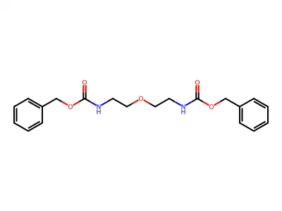 (2-(2-Benzyloxycarbonylamino-ethoxy)-ethyl)-carbamic acid benzyl ester structure