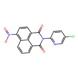 2-(5-Chloropyridin-2-yl)-6-nitrobenzo[de]isoquinoline-1,3-dione structure