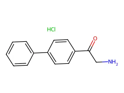 2-Amino-1-(4-phenylphenyl)ethan-1-one structure