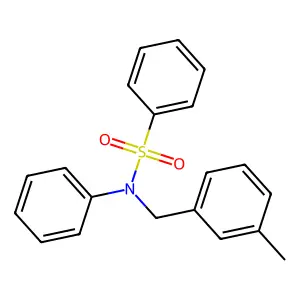 N-[(3-methylphenyl)methyl]-N-phenylbenzenesulfonamide structure