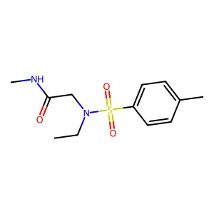2-[ethyl-(4-methylphenyl)sulfonylamino]-N-methylacetamide structure