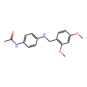 N-{4-[(2,4-二甲氧基苄基)氨基]苯基}乙酰胺 structure
