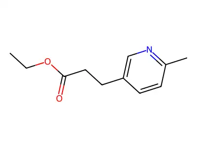 Ethyl 3-(6-methyl-3-pyridyl)propionate structure