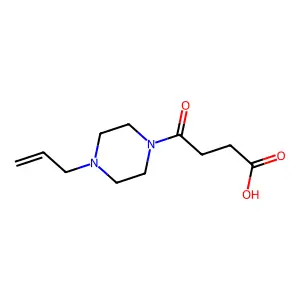 4-(4-Allylpiperazin-1-yl)-4-oxobutanoic acid structure
