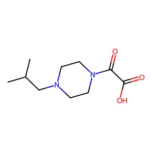 (4-Isobutyl-piperazin-1-yl)-oxo-acetic acid structure