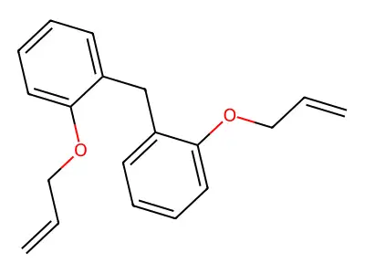 Propene, 3,3'-(methylenebis(o-phenoxy))bis- structure