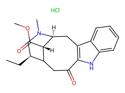 Dregamine chlorhydrate structure