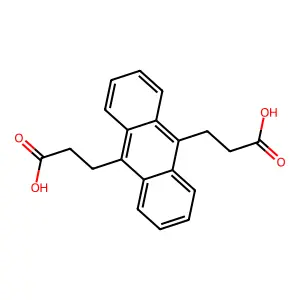 9,10-蒽二丙酸 structure