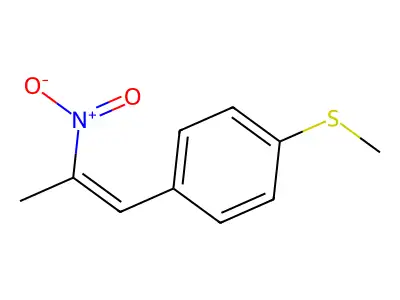 1-Methylsulfanyl-4-(2-nitro-propenyl)-benzene structure