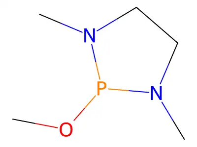 2-Methoxy-1,3-dimethyl-1,3,2-diazaphospholidine structure