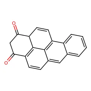 Benzo(a)pyrene-1,3(2H,12aH)-dione structure