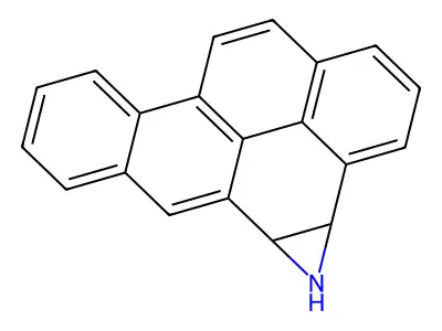 3b,4a-Dihydro-4H-benzo(1,2)pyreno(4,5-b)azirine structure