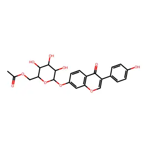6''-O-Acetyldaidzin structure