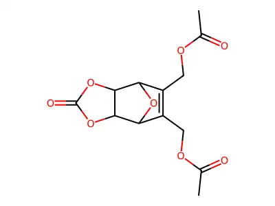 [acetoxymethyl(oxo)[?]yl]methyl acetate structure