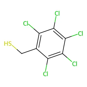 (2,3,4,5,6-Pentachlorophenyl)methanethiol structure