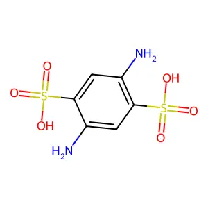 2,5-二氨基-1,4-苯二磺酸 structure