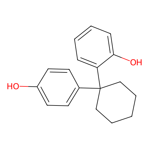 2-[1-(4-Hydroxyphenyl)cyclohexyl]phenol structure
