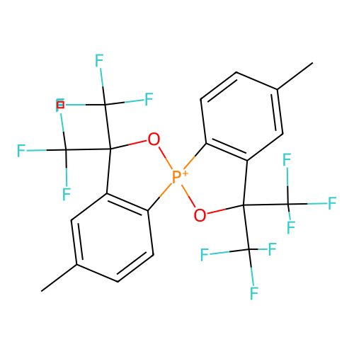 5,5'-dimethyl-3,3,3',3'-tetrakis(trifluoromethyl)-1,1'-spiro structure