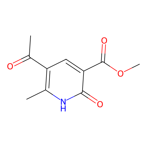 5-Acetyl-3-methoxycarbonyl-6-methylpyridin-2(1h)-one structure