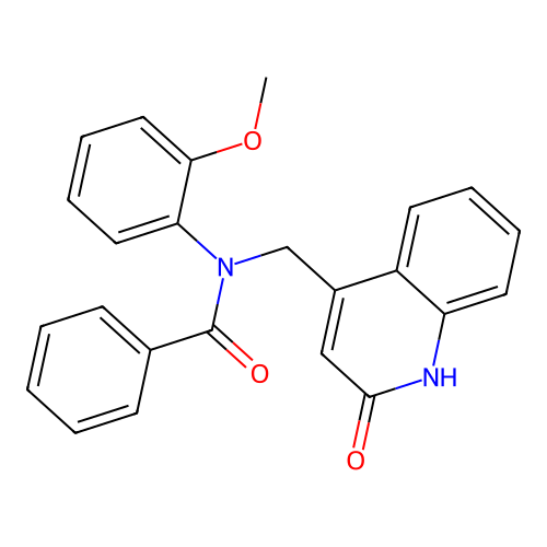 N-(2-Hydroxy-quinolin-4-ylmethyl)-N-(2-methoxy-phenyl)-benzamide structure