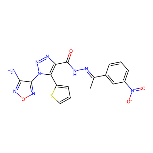 C17H13N9O4S structure