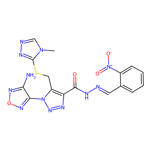 C16H14N12O4S structure