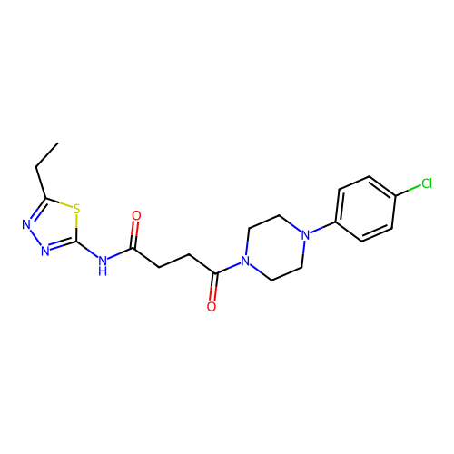 C18H22ClN5O2S structure