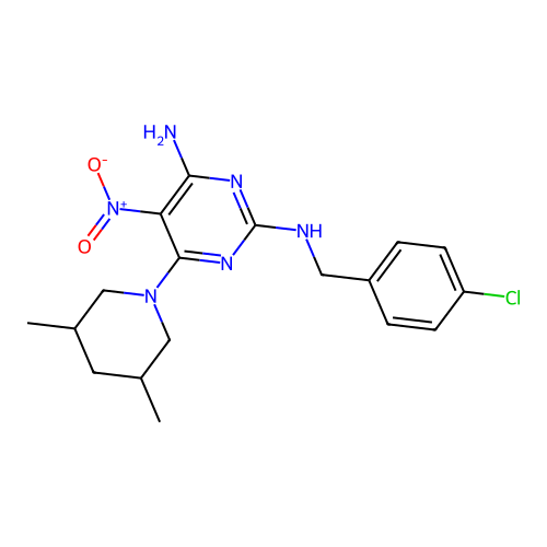 C18H23ClN6O2 structure