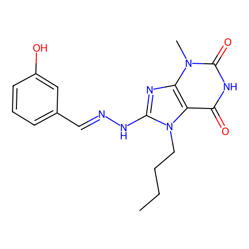 C17H20N6O3 structure