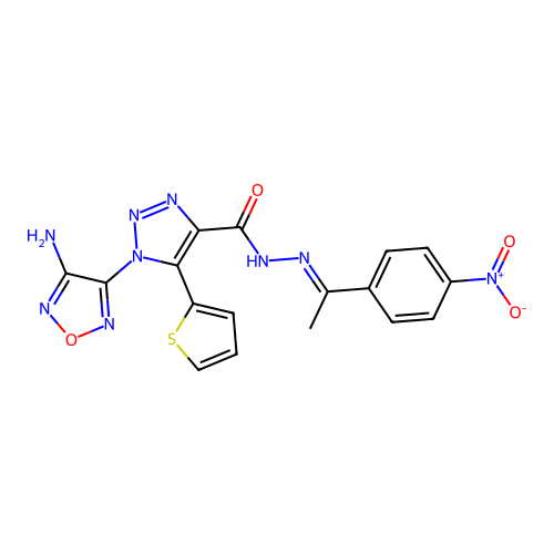 C17H13N9O4S structure