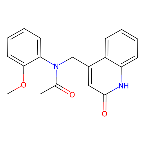 N-(2-methoxyphenyl)-N-[(2-oxo-1,2-dihydroquinolin-4-yl)methyl]acetamide structure
