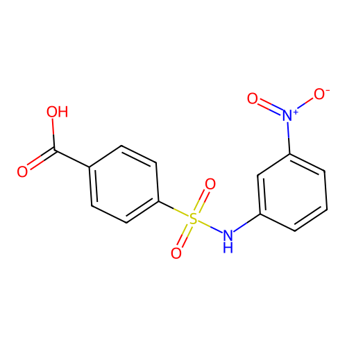 4-[(3-nitrophenyl)sulfamoyl]benzoic Acid structure