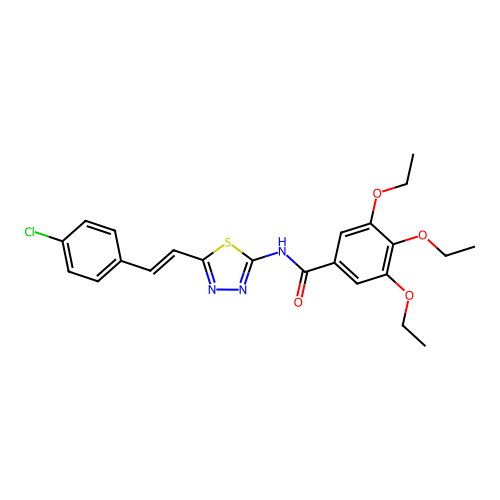 C23H24ClN3O4S structure