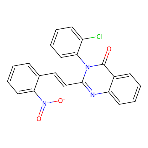 3-(2-chlorophenyl)-2-[(E)-2-(2-nitrophenyl)ethenyl]quinazolin-4(3H)-one structure